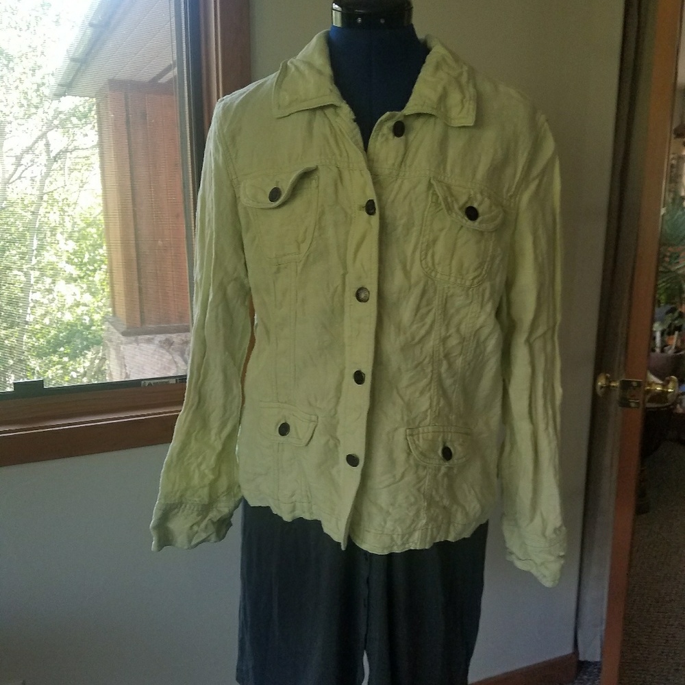 J Jill linen jacket